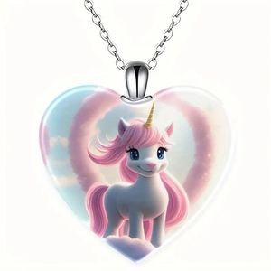 Cute Unicorn Pendant Necklace